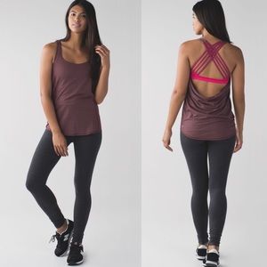 Lululemon Wild Tank in Burgandy